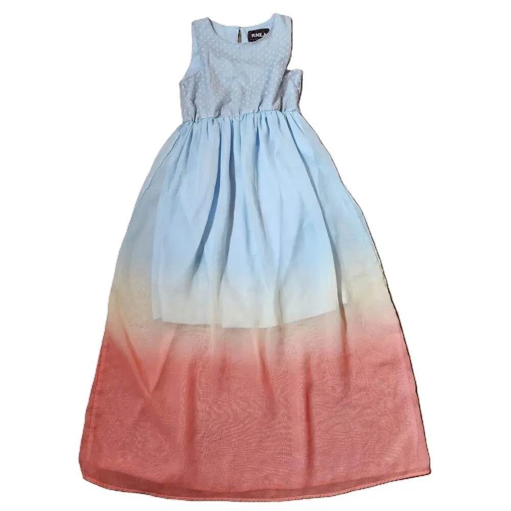 RMLA Girls Dress Size 10 Multi‑Color Sleeveless